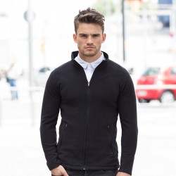 Plain Micro Fleece Jacket Men Skinnifit 200 GSM